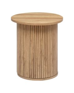 Tavolinë anësore, Colva, Mdf/dru, kafe, D45xH45 cm