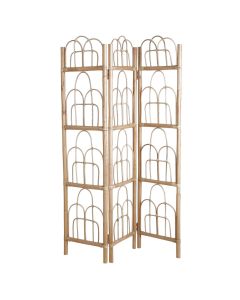 Room divider, Sherbrooke, rattan, brown, 112xH167 cm