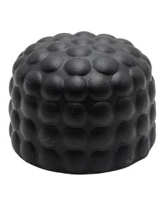 Decorative object, ceramic, black, 14x14x10 cm