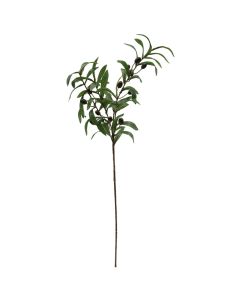 Artificial flower, plastic, green, 80 cm