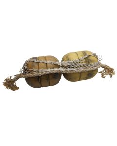 Decorative object, wooden, brown, 60x16xH17 cm