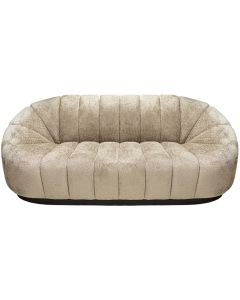 Divan, 3-vendësh, Euphoria, tapiceri tekstili, taupe, 212x107x85 cm