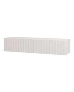 TV furniture, Antibes, melamine, white, 154x42xH32 cm