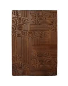 Dekorues muri, druri, kafe, 60x2xH90 cm