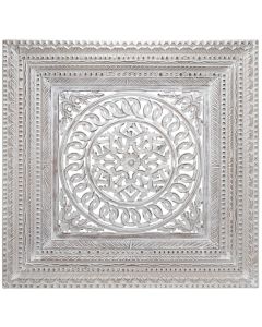 Dekorues muri, druri, kafe e lehtë, 60xH60 cm