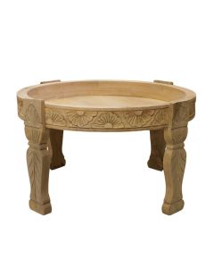 Middle table, wooden, natural wood
