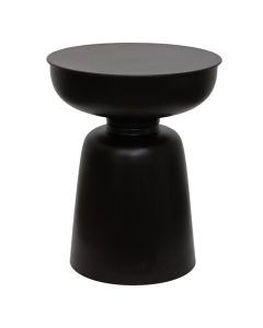 Side table, metal, black, 39x39xH52 cm