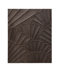 Panel dekorues muri, druri, kafe, 75xH102 cm
