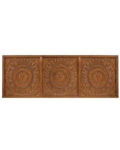 Bed headboard, wooden, natural, 160xH80