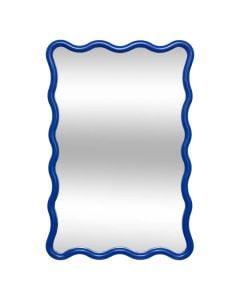 Pasqyrë dekorative, Judy, PP/xham, blu, 39.7xH60 cm