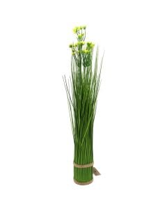 Artificial flower, Ludo, plastic, green, Ø28xH58 cm
