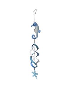 Objekt dekorues, Windchime, metalike, blu, 14x24xH103 cm