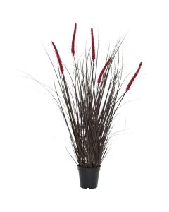 Lule artificiale, Gras, Plastike, Jeshile, 30x30xH90 cm
