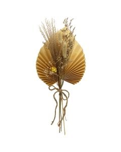 Artificial flower, plastic, brown, 17x41 cm