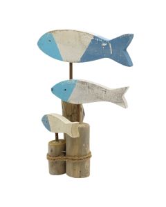 Dekorues deti, Fish, Druri, Blu, 8x30xH16 cm