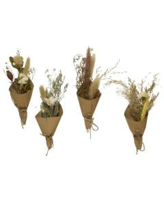 Dried flowers, assorted, 4x7xH16.5 cm