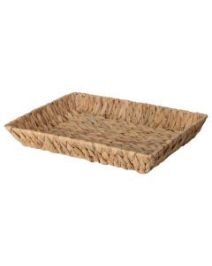 Basket, seagrass, brown, H6 x W38 x D28 cm
