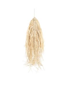 Wall decoration, straw, natural, 28x5xH75 cm