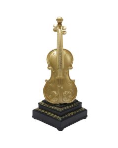 Decorative object, Violin, resin, gold, 16x16xH28.5 cm