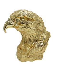 Decorative object, Owl, resin, silver, 28xH22 cm