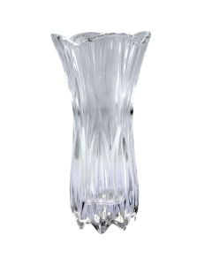 Vazo dekorative, qelq, transparente, 11.5xH24 cm