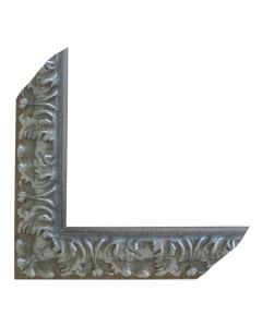 Shufra druri, decor 377, (ngjyrë argjendi), 3.5x2.3 cm, 2.93 ml