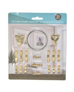 PICTURE FRAME HOOK SET 39 PCS