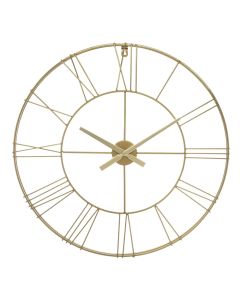 Orë muri, metalike, floriri, Ø70xH70 cm