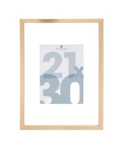 Photo frame, Manu, mdf, natural, 21x30 cm