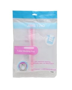 Laundry net, polyester, white