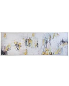 Printed painting, mdf/polyester, colorful, 50x150cm
