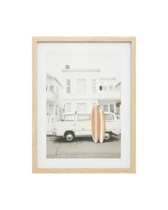 Picture in frame, Surf Vivien, Mdf-E1/Ps, white, 32x2xH42 cm