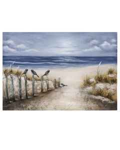 Picture ''Sea'', colorful, 80 x 120 cm