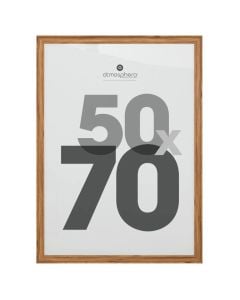 Photo frame, Mae, mdf frame, natural, 50x70 cm