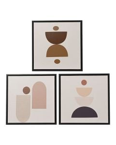 Pikturë e printuar, Kornizë mdf, Shumëngjyrëshe, 30xH30 cm