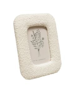 Photo frame, mdf, beige, H22 x W17 cm