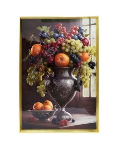 Pikturë e printuar, Fruits, kornizë mdf, shumëgjyrëshe, 60xH90 cm