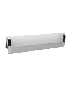 Ndricues muri T5 1x8W i kromuar xham i bardhe, llamba e perfshire.