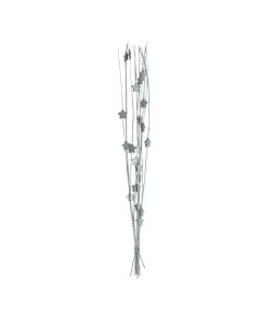 Lule natyrale të thara, argjendi, 70 cm