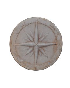Garden decoration, COMPASS, ceramic, terracotta, Ø35 x2.5 cm