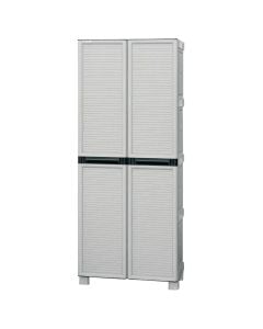 Plastic brooms holder cabinet 70x39xH172cm.