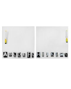 Tabele shkrimi xhami me marker 30x0.4xH30cm.