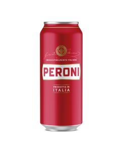 Birrë, Peroni, bjonde, kanaçe, 0.5 Lt, 4.7% alkool