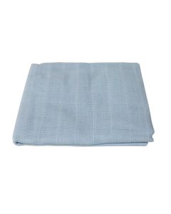 Muslin swaddle blanket 90x90xm- blue