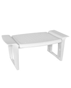 Adjustable height and width bath seat 65-72x38xH27 cm,aluminium