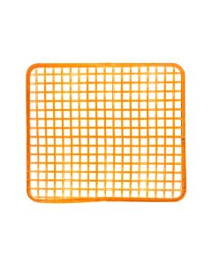 Anti-slip sink mat, ELIPLAST, plastic, orange, 32.5x28.5 cm