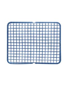 Anti-slip sink mat, ELIPLAST, plastic, blue, 39.5x31 cm
