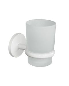 One toothbrusher holder white