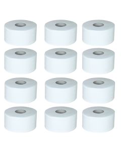 Mini Jumbo Professional Toilet Paper, "Bulkysoft", 485 pcs, 170 m, 12 roll