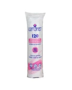 Cosmetic cottone, "Cotonet", 100% cotton, white